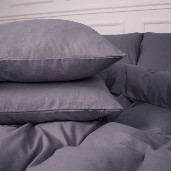 Фото - Комплект постільної білизни дитячий MirSon Фланель 001 Ash grey 110х140 (2200009648205)